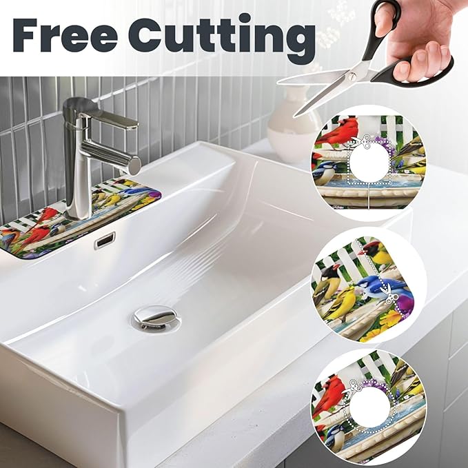 Bird Kitchen sink faucet pad, strong water absorption, anti slip, very suitable