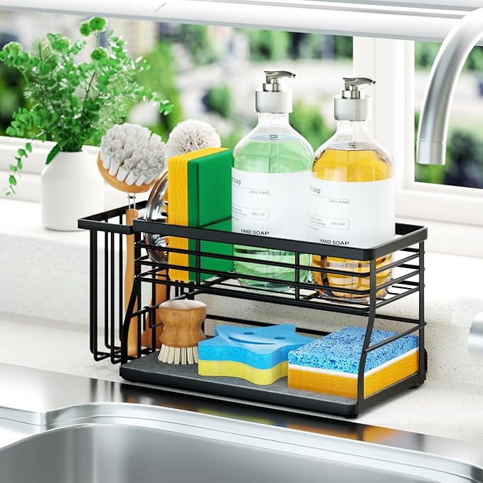 SWTYMIKI Sponge Holder for Kitchen Sink