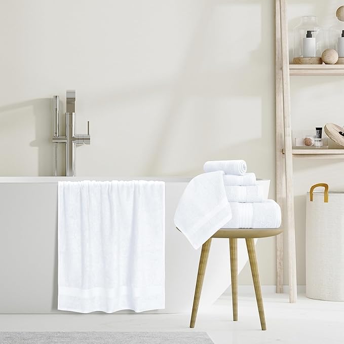 GLAMBURG Ultra Soft 8-Piece Towel Set