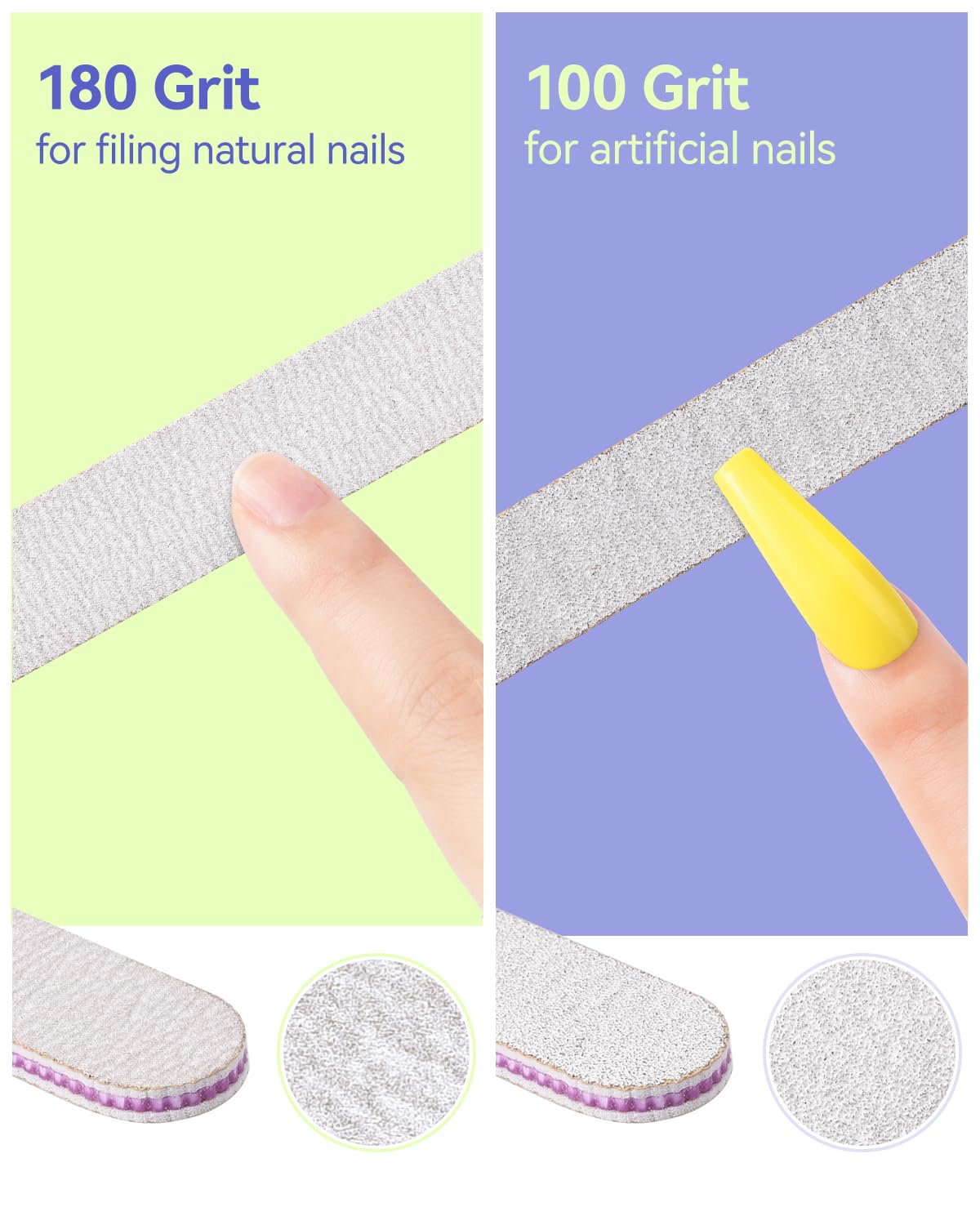 MORGLES Nail File and Buffer Blocks with Nail Care Kit, 13 Pcs Manicure Kit for Women with Milk and Honey Cuticle Oil and Cuticle Trimmer Set