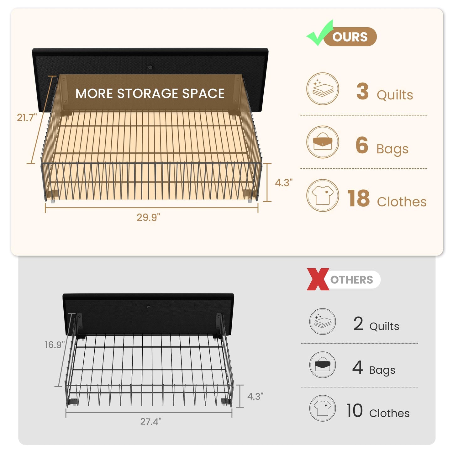 SHA CERLIN Queen Size Platform Bed Frame with 4 Storage Drawers, Velvet Upholstered Headboard, Mattress Foundation with Wooden Slats Support, No Box Spring Needed, Easy Assembly, Black