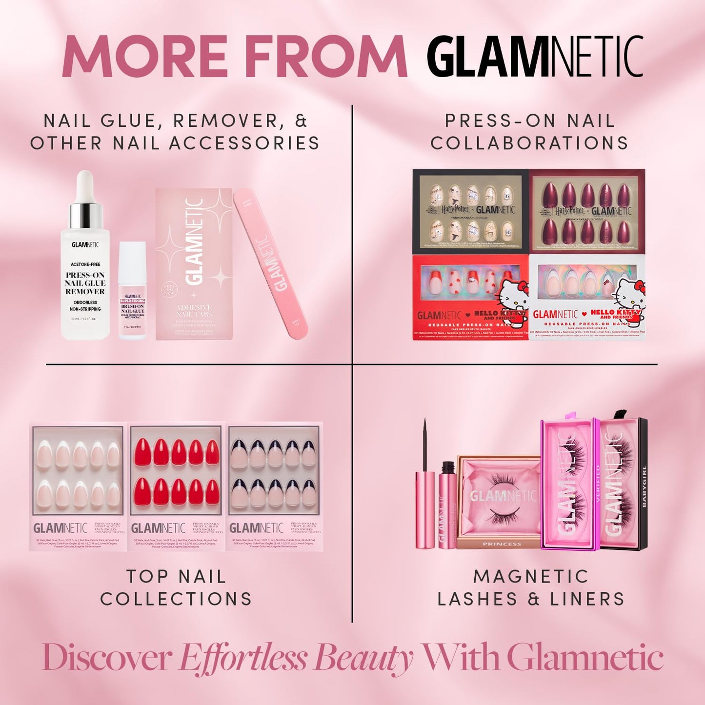 Glamnetic Press On Nails - Tiny Pumpkin | Short Squoval French Tip Fake Nails with Pumpkin Graphics & Glossy Finish, Salon Quality Halloween Nails | 15 Sizes - 30 Nail Kit with Glue