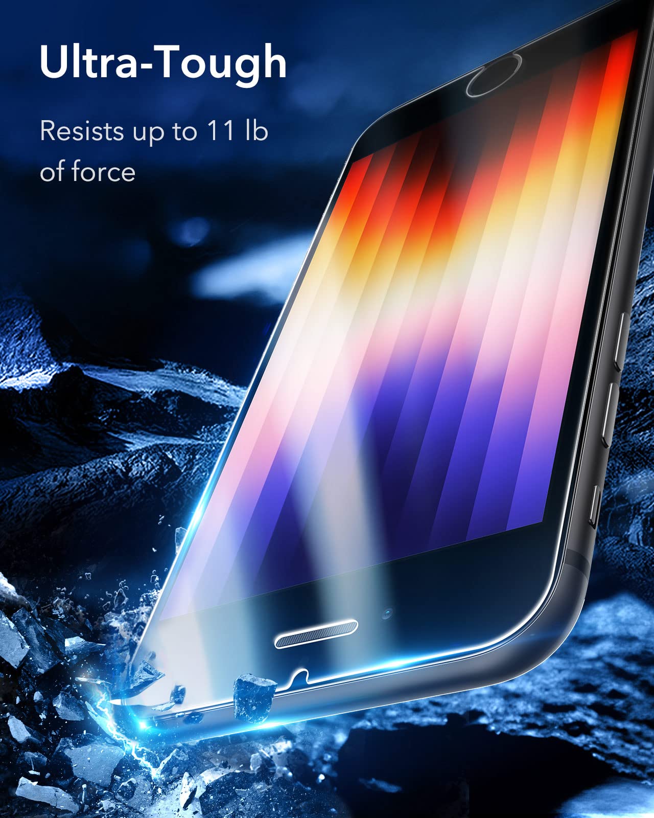 ESR 3 Pack for iPhone 16 Pro Max Screen Protector, [9H Hardness] [Military Grade Shatterproof] Tempered Glass Film with Flawless Fit Tray, HD Clear, Scratch Resistant