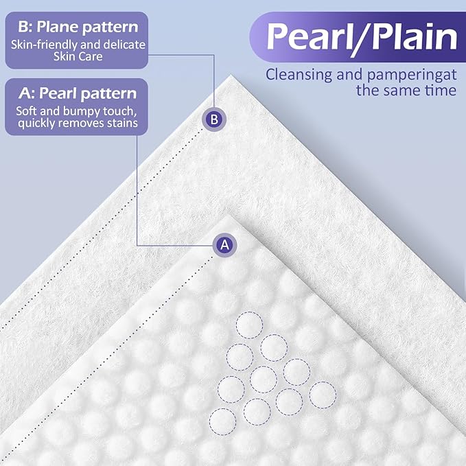 Disposable Face Towel 400 Count, Face Towels, Soft Cotton Dry Wipes Facial