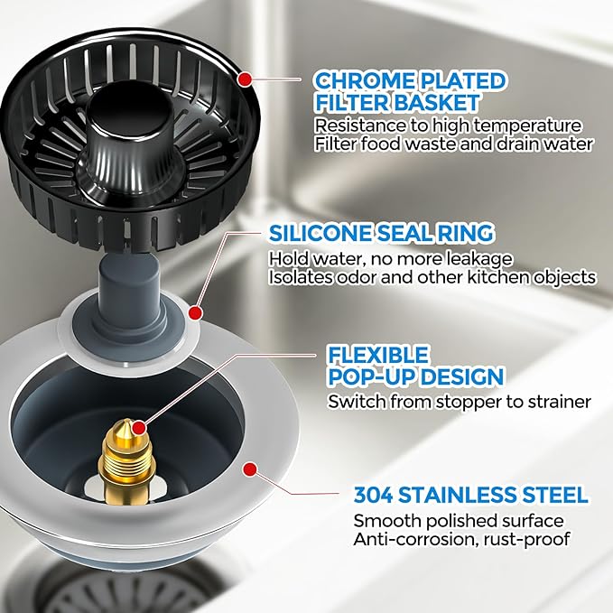 zaa Kitchen Sink Drain Strainer
