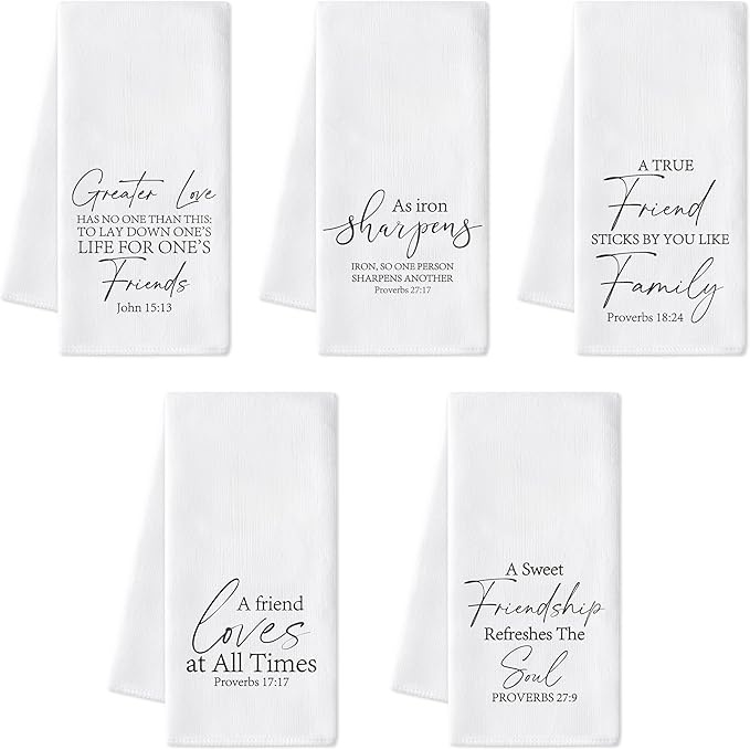 R HORSE Christian Friendship Kitchen Dish Towels