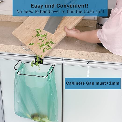 Large Stainless Steel Trash Bag Holder