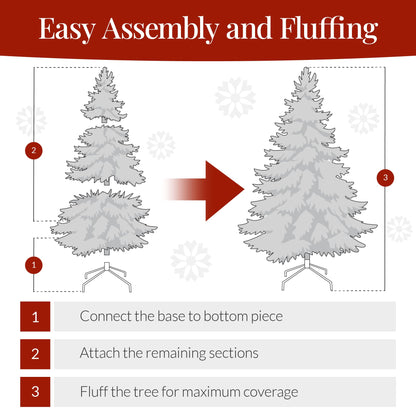 Best Choice Products 6ft Artificial Full Black Christmas Tree Seasonal Holiday Decoration for Home, Office, Party Decoration w/ 947 PVC Branch Tips, Metal Hinges, Foldable Base