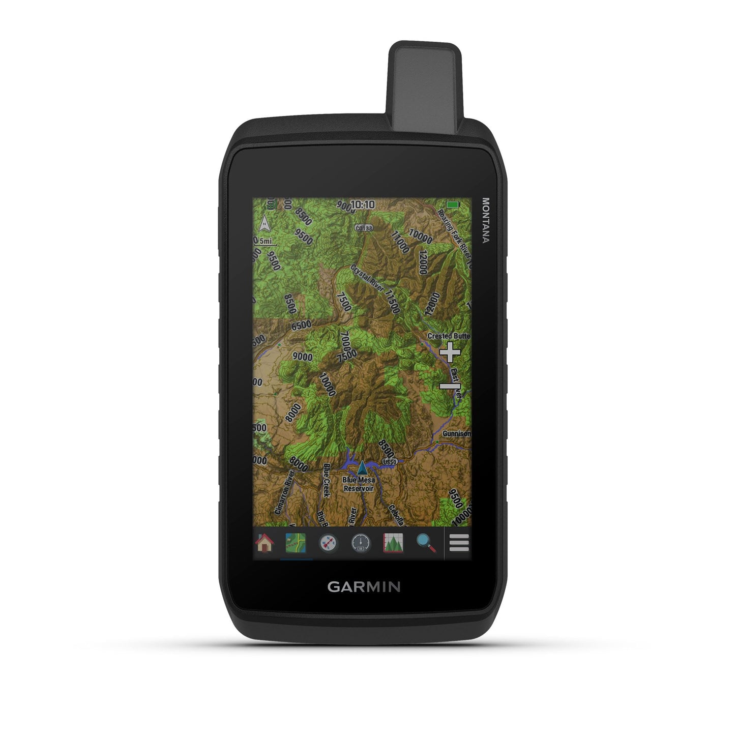 Garmin Montana® 710, Rugged GPS Handheld Navigator with Large 5-inch Glove-Friendly Touchscreen, Satellite Imagery and Maps for Routing on Roads and Trails