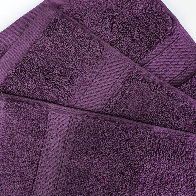 SUPERIOR Egyptian Cotton Pile 3 Piece Towel Set, Includes 1 Bath, 1 Hand