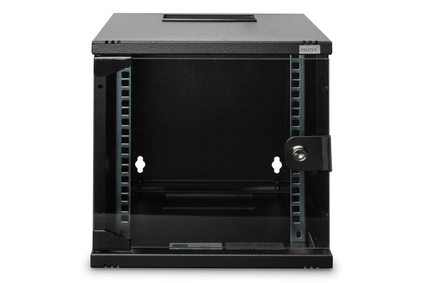 DIGITUS Network cabinet 10 inch - 6U - wall mounting - HxWxD 330x312x300mm - load capacity 30kg - useful depth 250mm - black