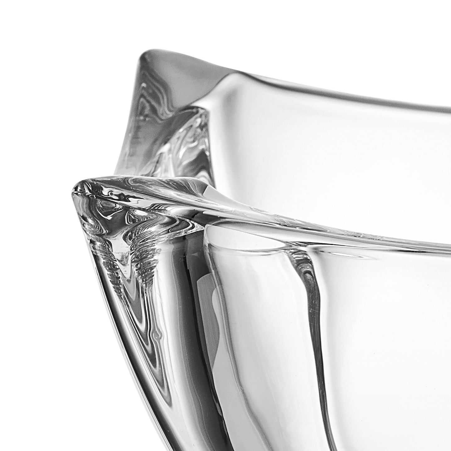Mikasa Baron Crystal Square Bowl, 8 Inch