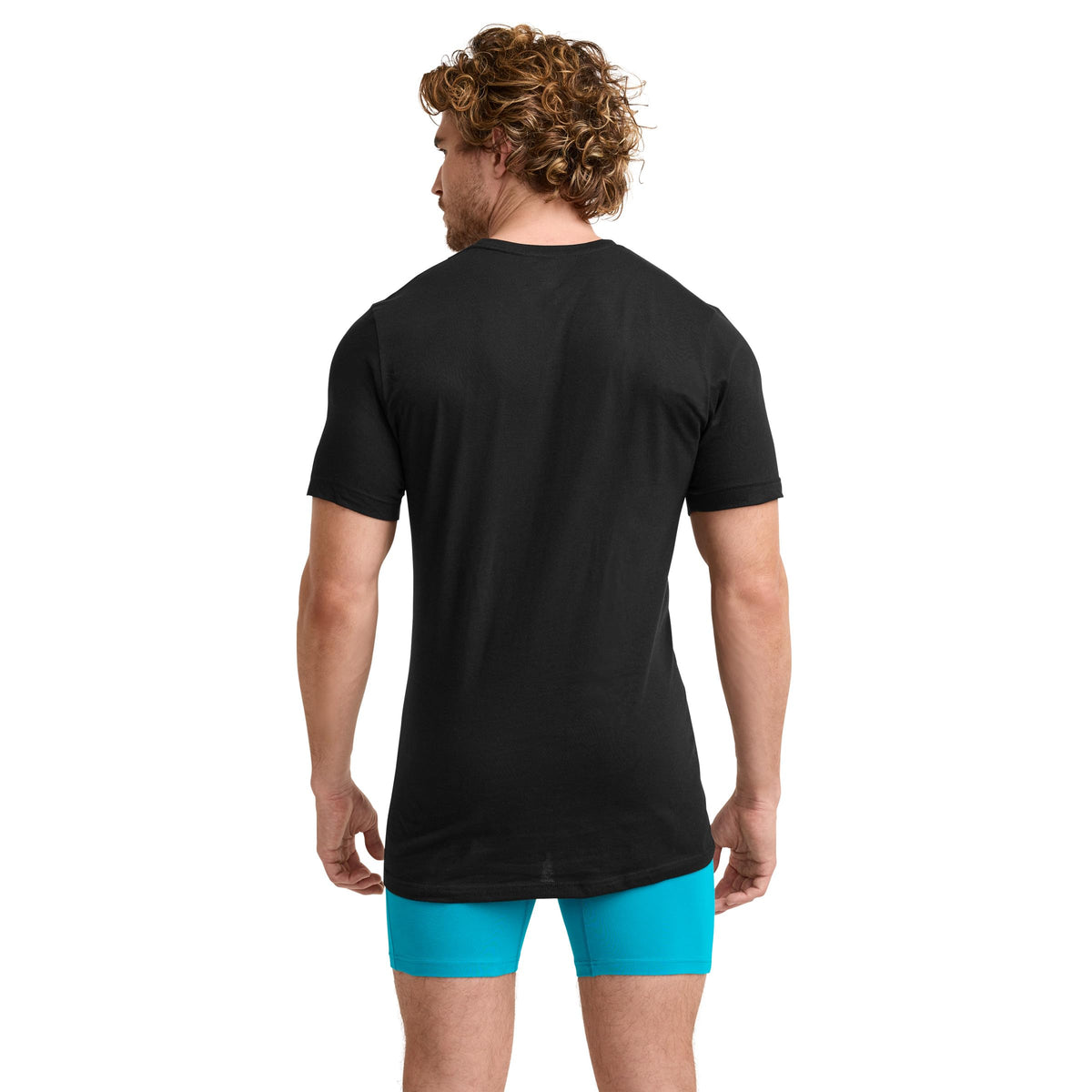 Jockey Men's Undershirt Classic Crew Neck Undershirt - 3 Pack, Black, L