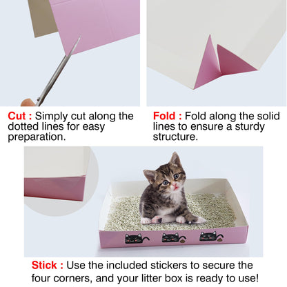 BERXOL 47PCS Kitten Essentials Starter Kit, Ideal for Cats Under 6 Months, Featuring 21-Piece Toy Set, Bed, Carrier, Litter Box, Bowls & More, for New Cat Owners - Pink