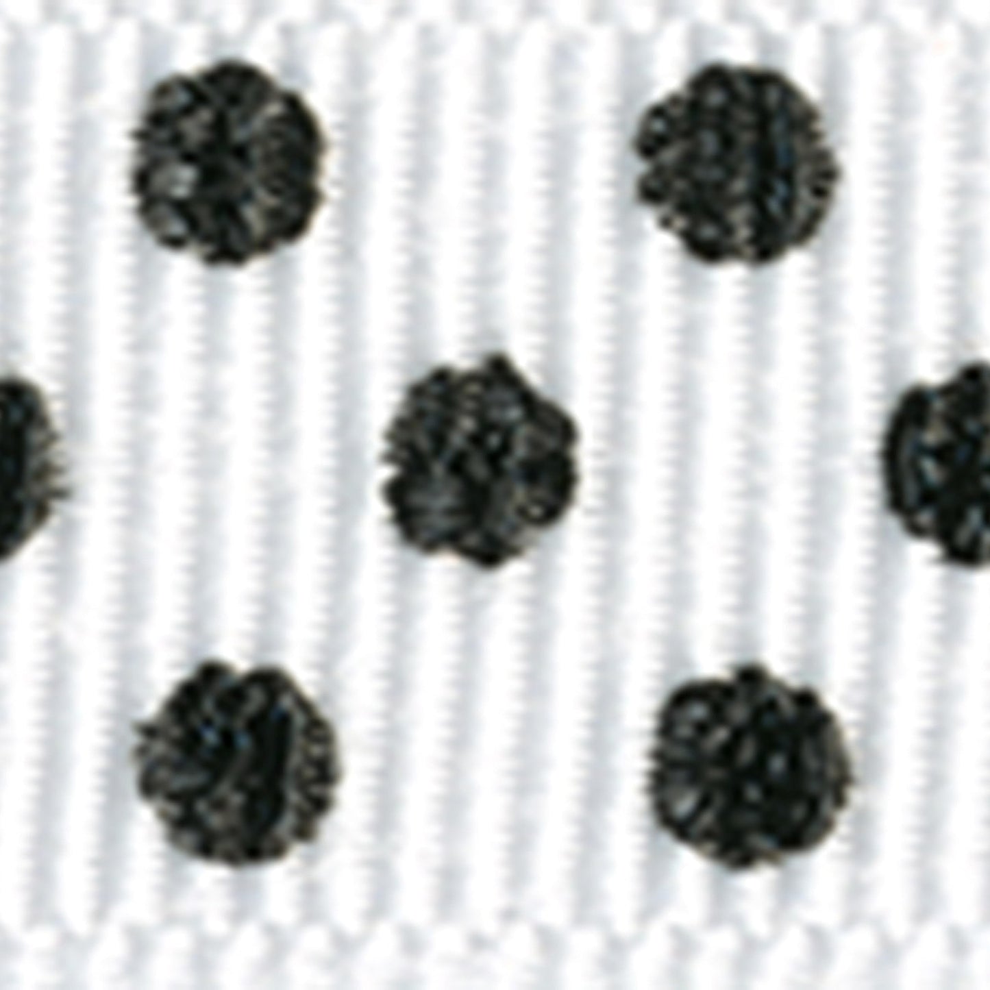 Offray 143252 5/8" Wide Grosgrain Craft and Decorative Ribbon, 9-Foot Spool, Black and White Polka Dots
