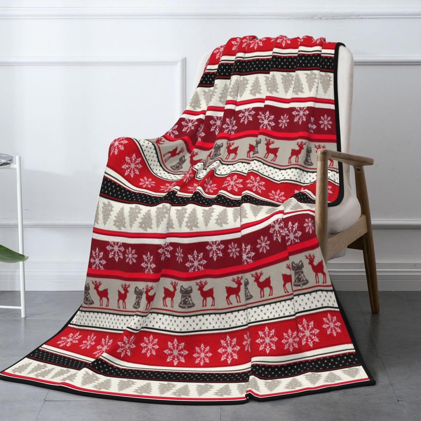 Christmas Throw Blanket Fuzzy Soft Cozy Christmas Blankets Soft Throws Warm Lightweight Plush Fleece Throw Blanket for Kids Men Women Gift Bed Couch Sofa 50"x40"