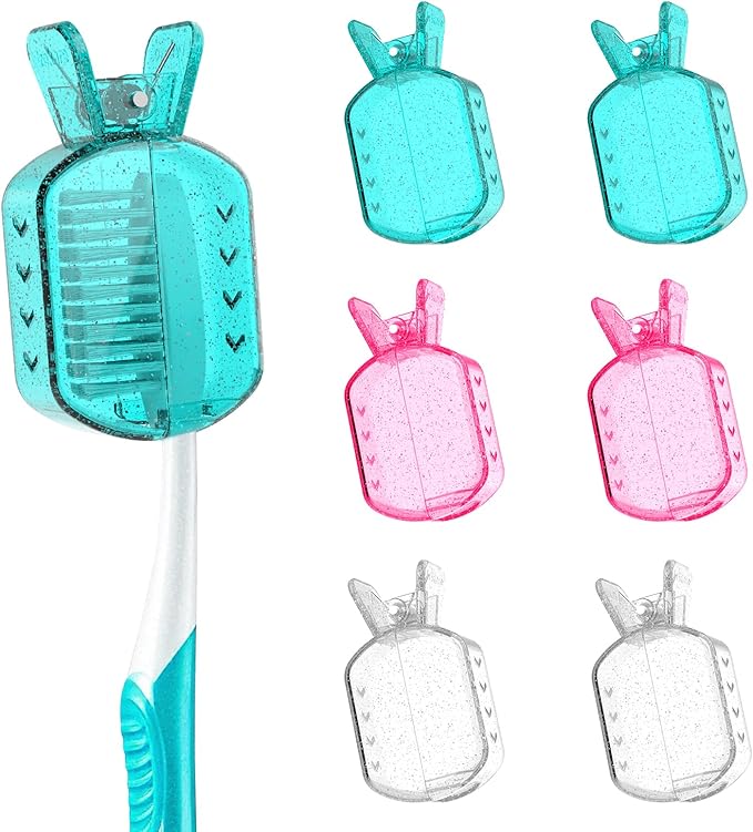 Toothbrush Covers Caps, Clip-On Toothbrush Protector
