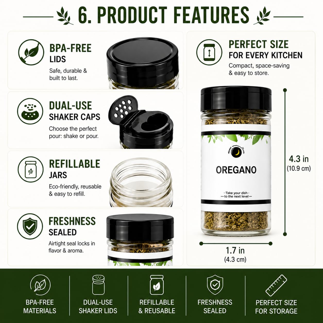 Ultimate Pantry Spice Set - 40 Piece Complete Spice & Herb Collection with Seasoned Salts - Kitchen Starter Kit - 8.75 lbs - Everything you Pantry Needs!