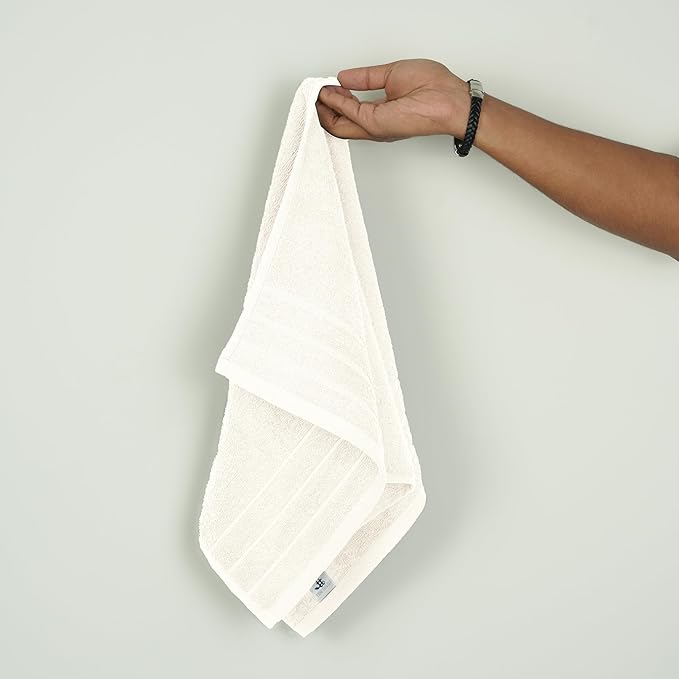 Tens Towels Pack of 6 Hand Towels, 100% Cotton, Lighter Weight, Quick to Dry