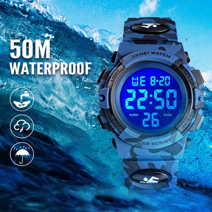 BEN NEVIS Kids Watches, Boys Digital Outdoor Sport Watch Multifunction Waterproof Digital Watch with LED Light Alarm and Calendar Date for 6-15 Year Old Boys Kids