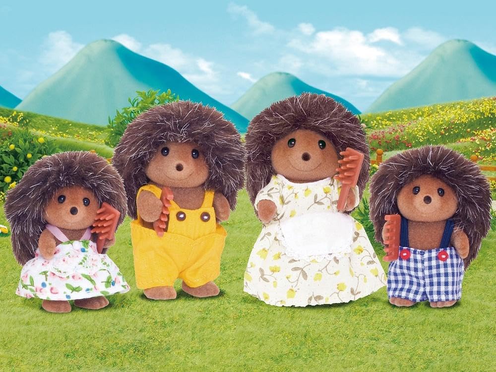 Sylvanian Families Hedgehog Family - dollhouse playset 4018