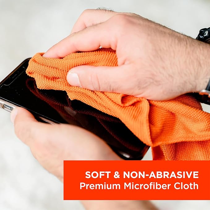 WHOOSH! Microfiber Cleaning Cloth, 3 Pack, Glasses and Screen Cleaning Cloth