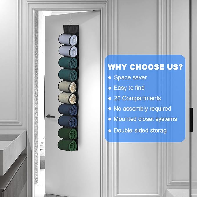Legging Organizer for Closet Hanging, Hanging Legging Organizer, Legging