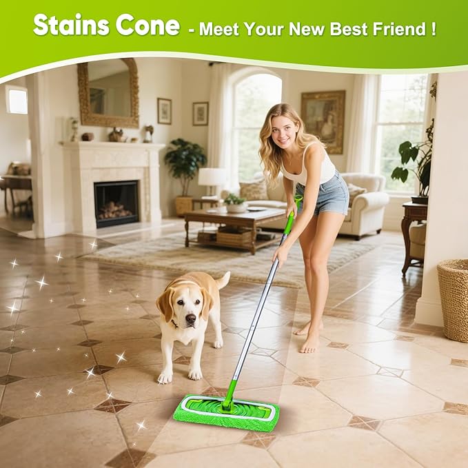 6-Pack Reusable Mop Pads Compatible