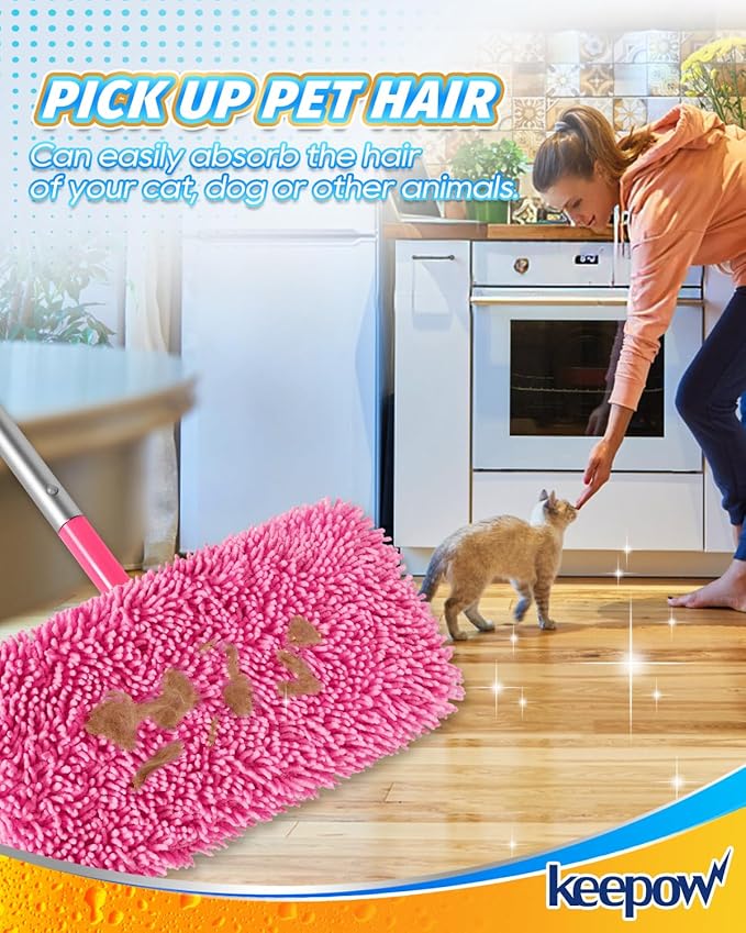 Reusable Microfiber Mop Pads Compatible