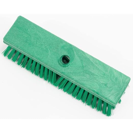 SPARTA Plastic Floor Scrub Brush, Brush Head Only, Deck Brush
