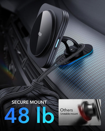 ESR for MagSafe Car Mount Charger[15W Fast Charging], Air Vent Dashboard Magnetic Phone Holder Car Wireless Charger for iPhone Air 17 Pro Max 16 15 14 Plus 13 12 Mini, Galaxy S25, MagSafe Accessories