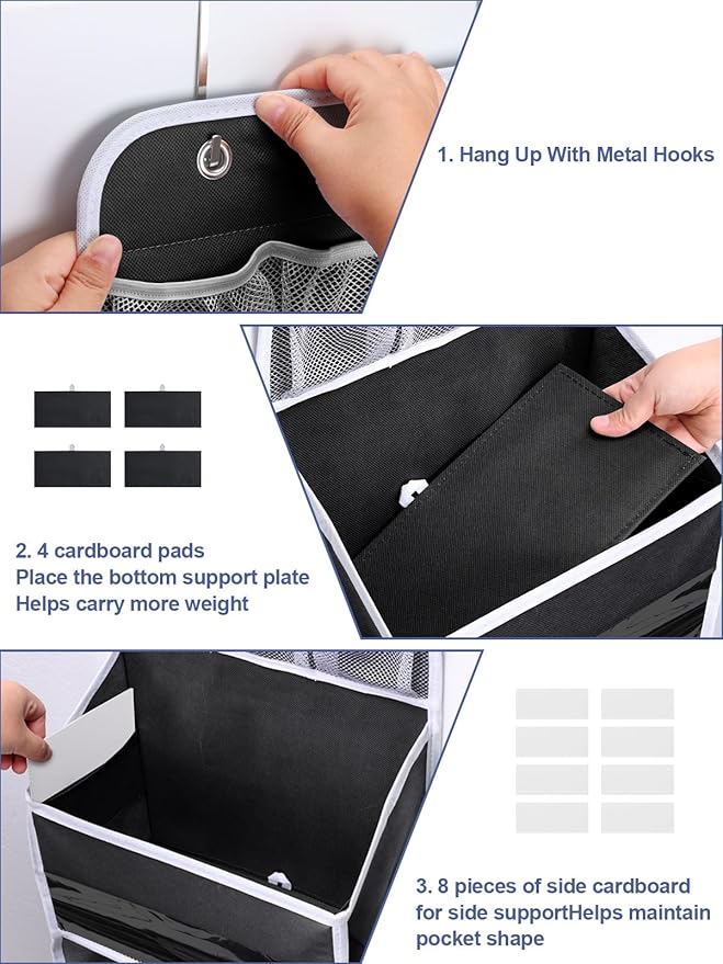 2 Pack Over the Door Storage Organizer