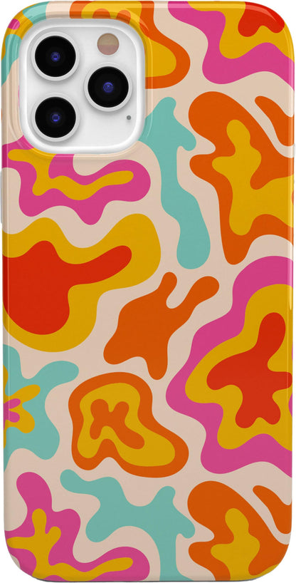 Casely iPhone 12/12 Pro Case | Field of Flowers | Pastel Floral | Classic Ultra Slim Design
