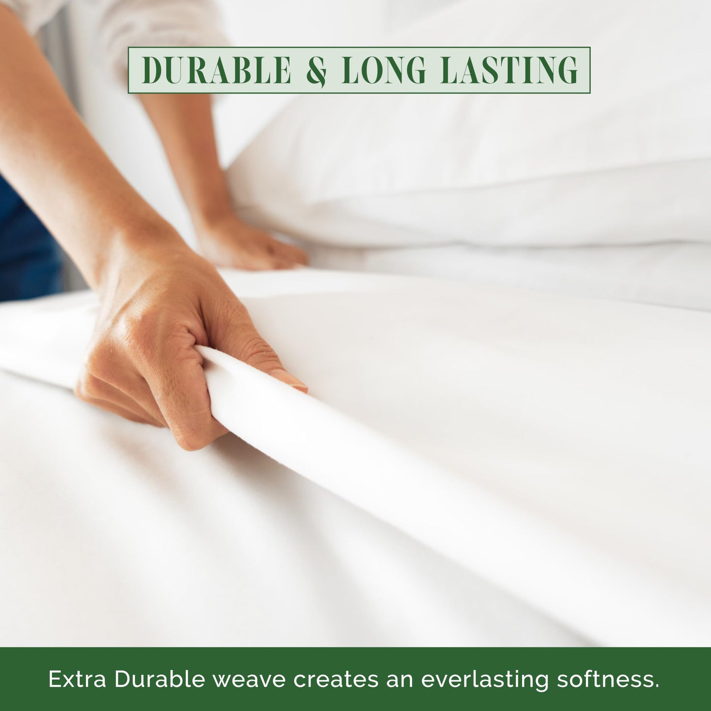 Luxury Flat Sheet on Amazon Elegant Comfort Wrinkle-Free 1500 Premier Hotel Quality 1-Piece Flat Sheet, King Size, White