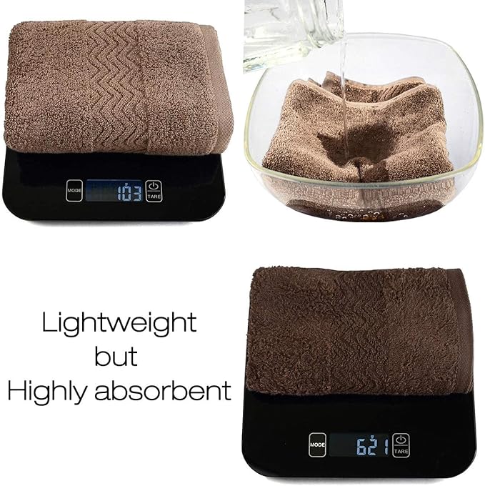 Cleanbear Bathroom Hand Towels, 100% Cotton Face Towels, 13 x 28 Inches