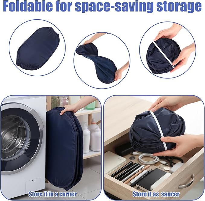 5 Pack Pop-Up Mesh Laundry Basket, 5 Colors Pop Up Mesh Hamper, Open Laundry