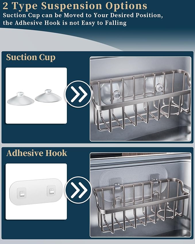 Consumest Sponge Holder Sink Caddy