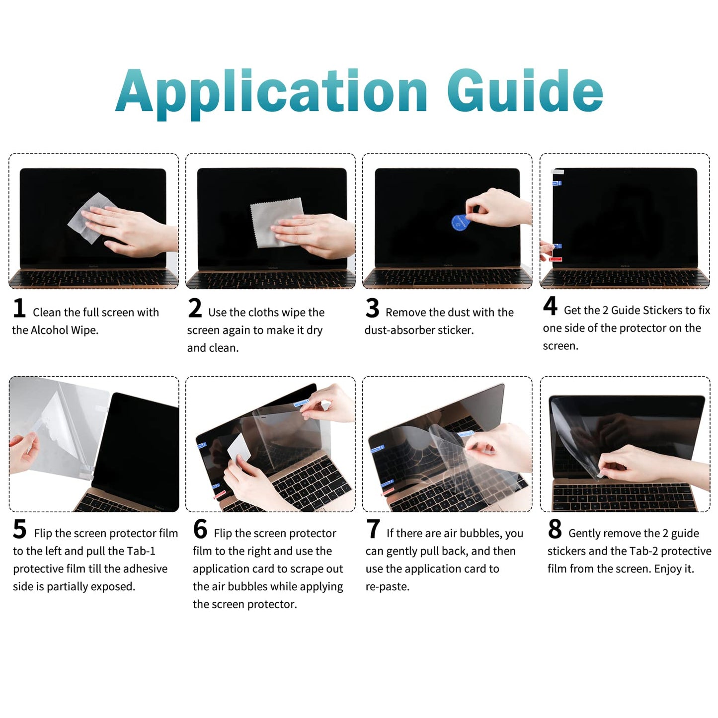 F FORITO 2-Pack 14 inch Anti Blue Light Laptop Screen Protector, Compatible with 14" Acer Swift X/Swift GO/Swift 3 OLED/Spin 5 Laptop with 16:10 Aspect Ratio