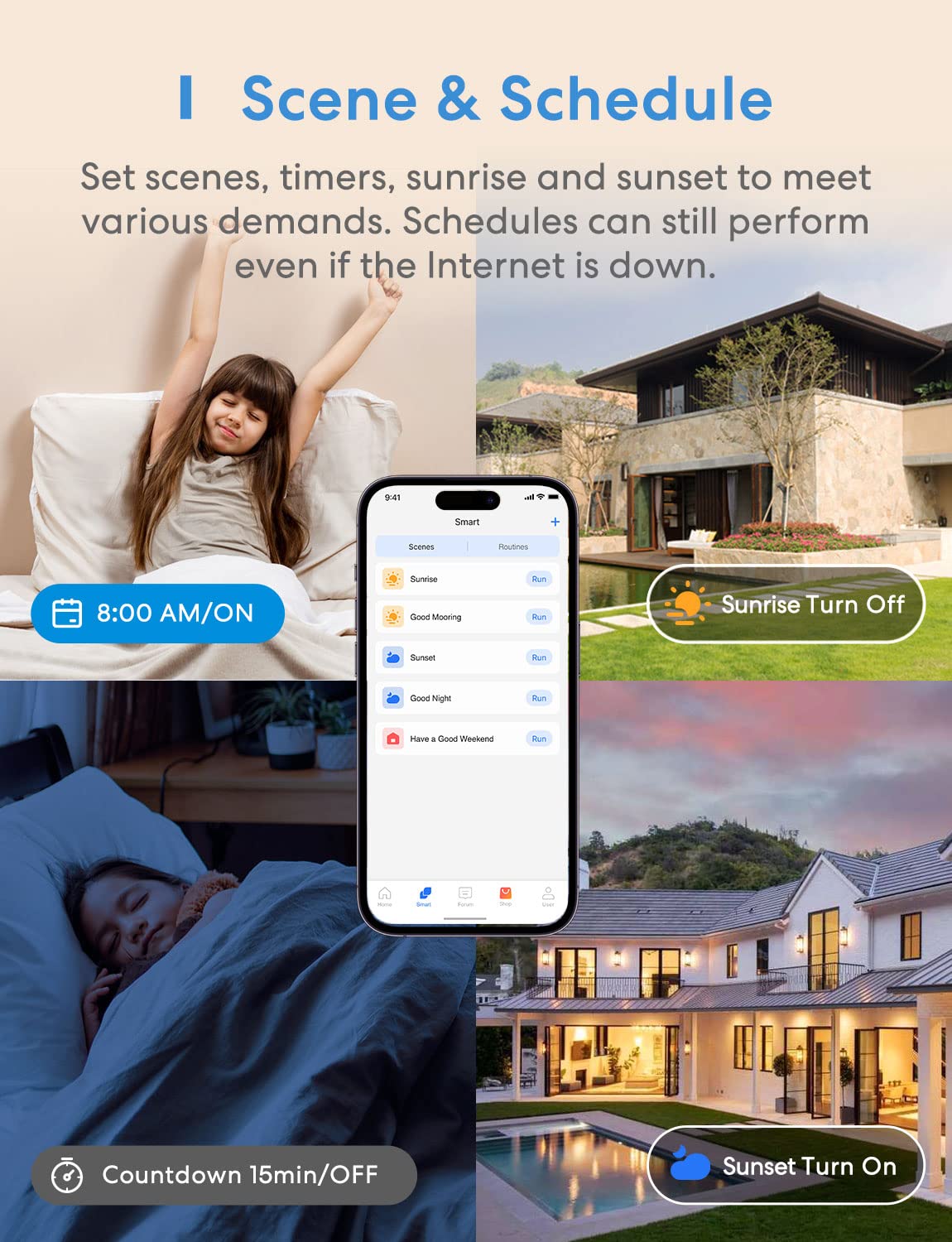 meross 4 Pack 3 Way Smart Switch Smart Light Switch Supports Apple HomeKit, Siri, Alexa, Google Assistant & SmartThings, Wall Switch Neutral Wire Required, Remote Control Timer
