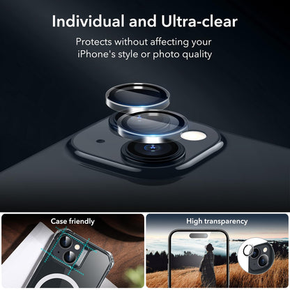 ESR 3 Pack for iPhone 15 Pro Max Screen Protector, [9H Hardness] [Military Grade Shatterproof] Full Coverage Tempered Glass Film with Easy Installation Tool, HD Clear, Scratch Resistant