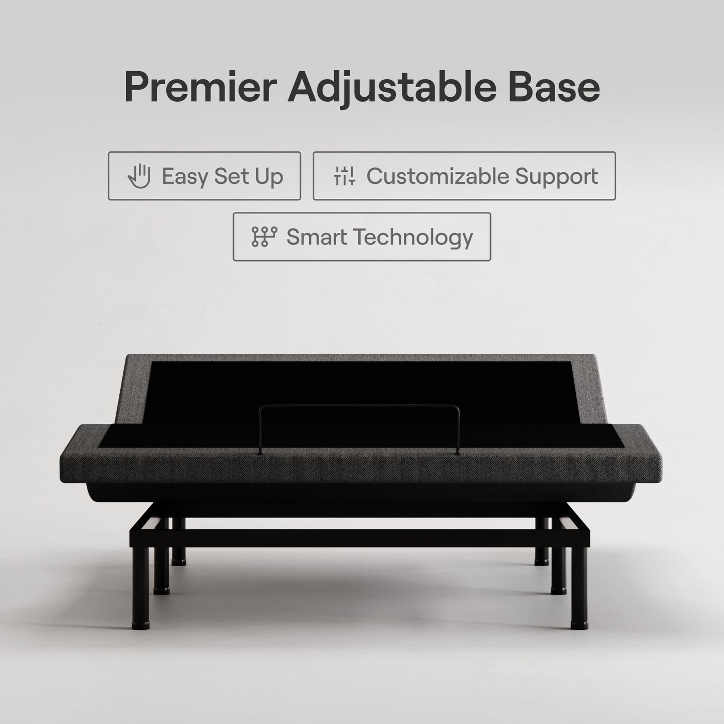 Nectar Premier Adjustable Base - Twin XL - Head & Foot Incline - Wireless Remote with Memory- 3 Massage Settings - 4 USB Ports - Anti-Snore & Zero Gravity - 1 Adjustable Base