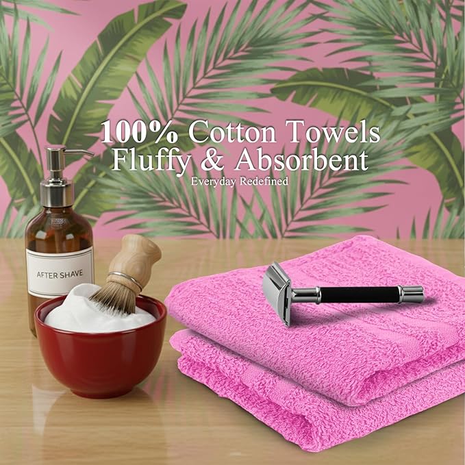 Hand Towels Pink Economy Towels Salon Towels