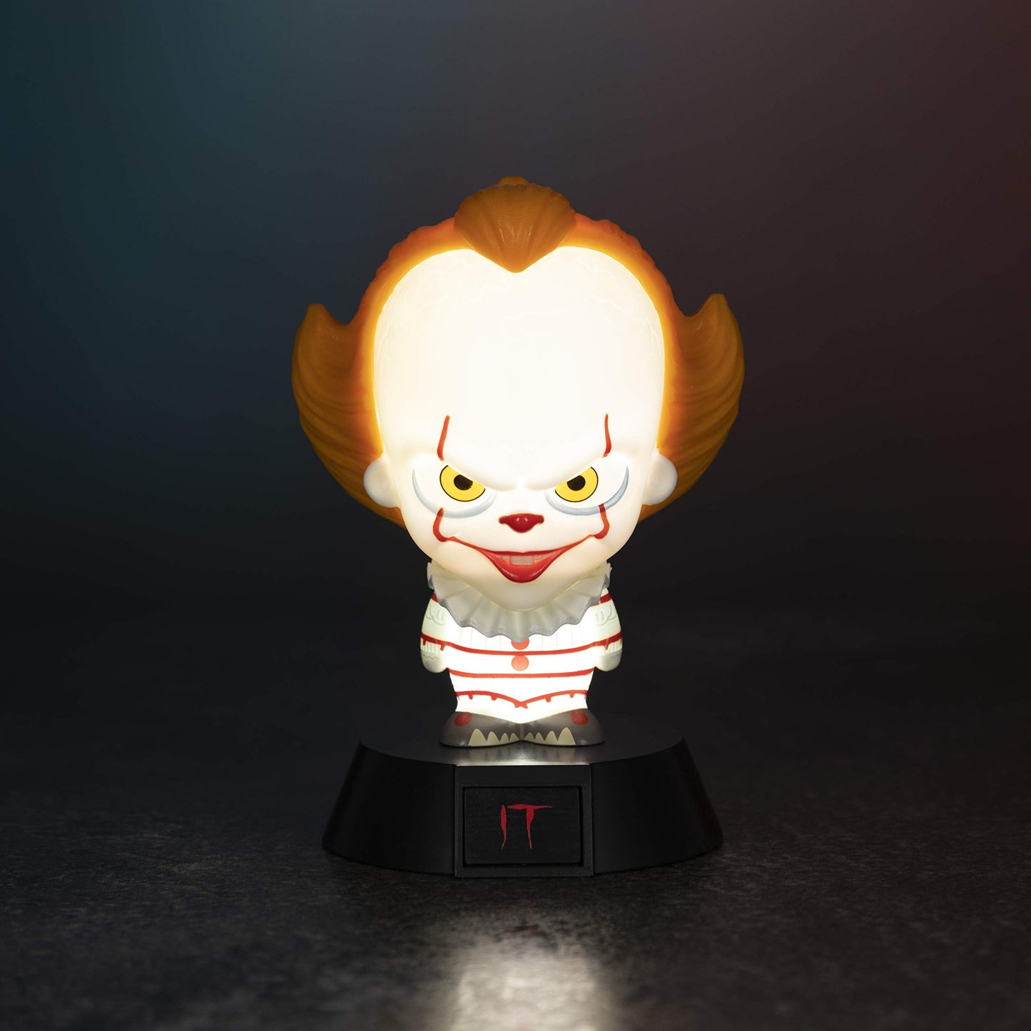 Paladone Pennywise Collectable Icon Based On Stephen King's Novel Ideal Night Kids Bedrooms, Office and Home Pop Culture Lighting Merchandise, White