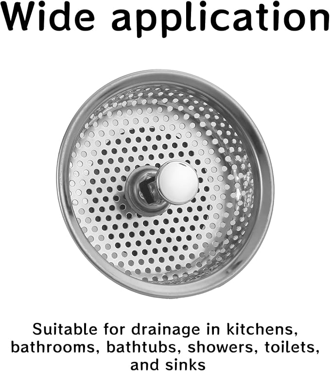 Kitchen Sink Stainless Steel Basket Strainer Replacement