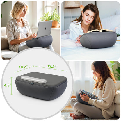 elitehood Book Stand, Comfortable Book Stand with Pillow Pad for Hand Free Reading in Bed, Bed Book Lap Holder - Minimize Neck Strain & Perfect Idea for Book Lovers in Dorm Room or Anywhere