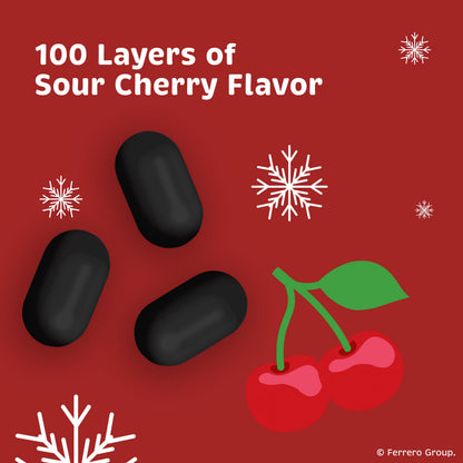 Tic Tac Naughty or Nice Lumps Of Coal Sour Cherry Mints, Hard Mints, Stocking Stuffer, 12 pack, 0.84 oz