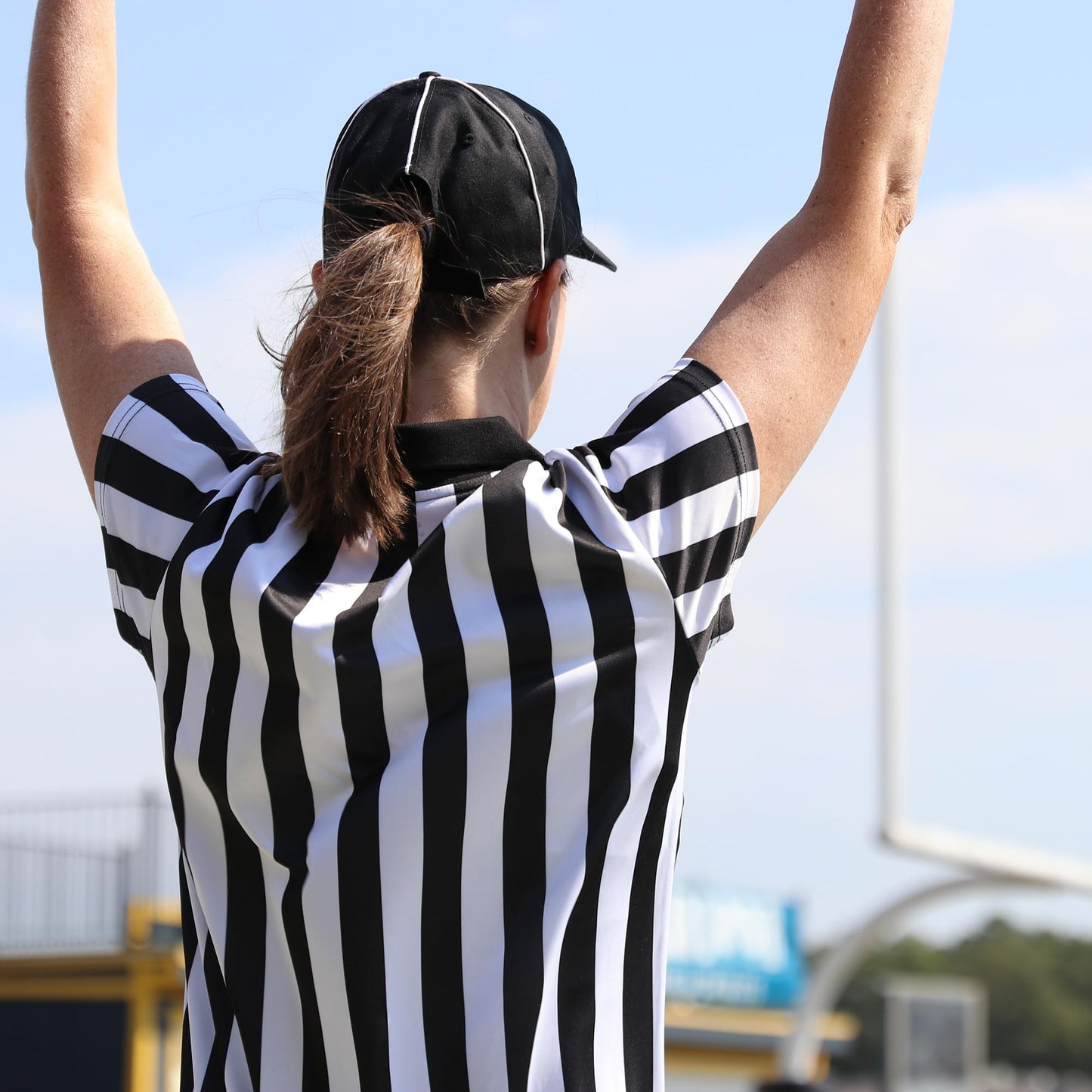 Murray Sporting Goods Women's Collared Referee Shirt | Women's Officials Jersey, Halloween Costume, or Waitress Uniform (X-Small)