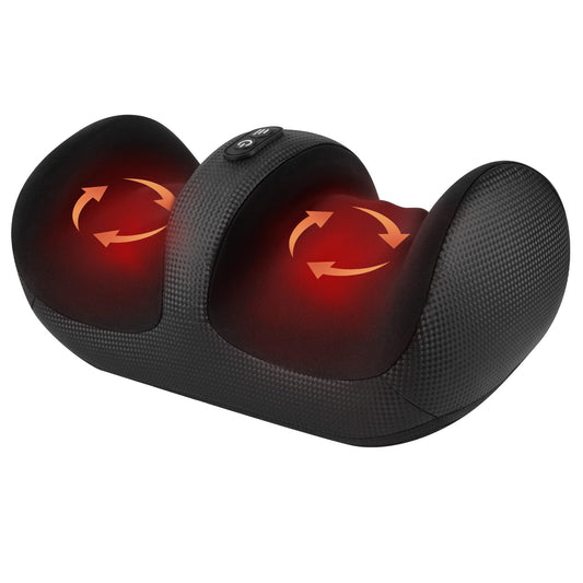Nekteck Foot Massager with Heat & Foot Roller, Shiatsu Calf Leg Massager for Circulation and Neuropathy Pain Relief for Feet Care Home Office Gadgets Relaxing Gifts for Women Men Mom Dad Birthday Gift