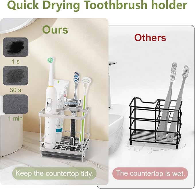 Stainless Steel Toothbrush Holders