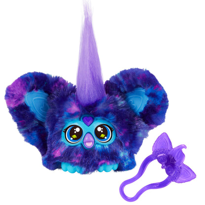 Furby Furblets Star-Lee Mini Electronic Plush Toy, Orange, White, Black